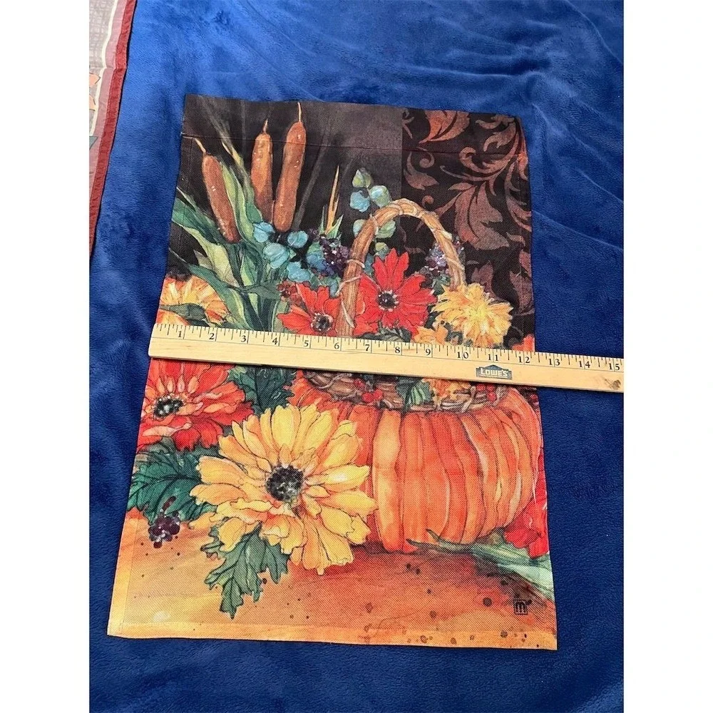 Breeze Art Set of 4 Double-Sided Garden Welcome Flags Multicolor‎ outdoor decor